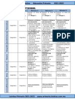 ?septiembre - 4to Grado Dosificación (2021-2022)