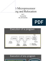 8086 Microprocessor Linking and Relocation