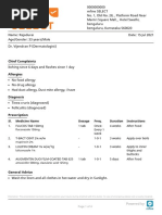 Doctor Prescription for Fever and Cold | PDF