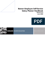 Banner HR Salary Planner Handbook