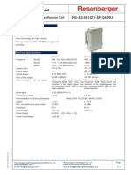 Data Sheet: Fiber Optical Repeater Remote Unit