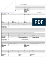 Customer Inform Sheet New