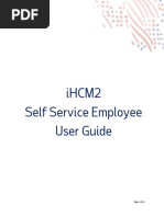 IHCM2 - Self Service User Guide