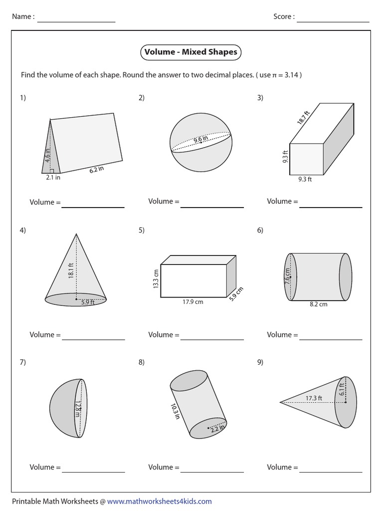Mixed Shapes Hard3 | PDF
