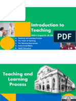 PSTMLS Introduction To Teaching