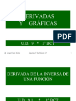 Derivadas Y Gráficas: U.D. 9 1º BCT