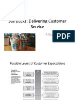 Starbucks: Delivering Customer Service: - A Case Study