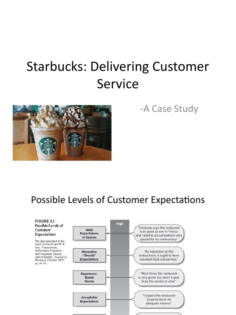 starbucks delivering customer service harvard case study analysis