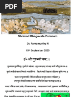 Shrimad Bhagavata Puranam Dr. Ramamurthy N: 19 September 2020