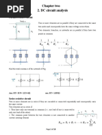 Chapter Two 2. DC Circuit Analysis: Simple Resistive Circuit Parallel Resistive Circuit