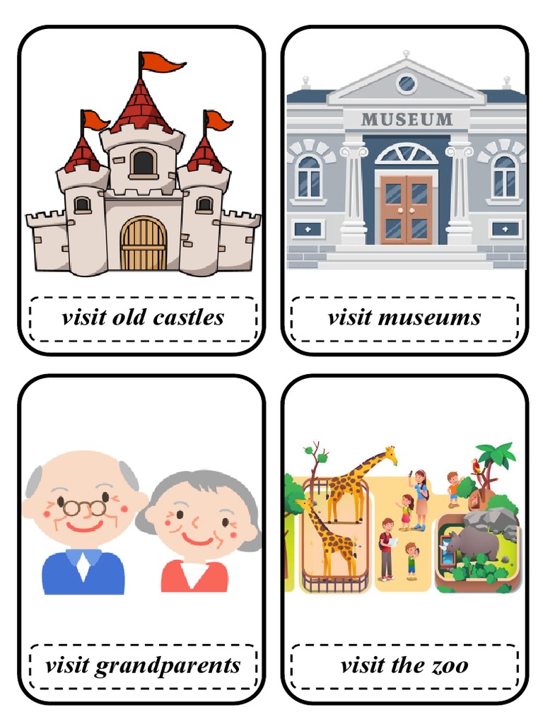 Summer Activities Flashcards PDF