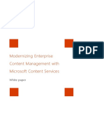Microsoft Enterprise Content Services Content Final
