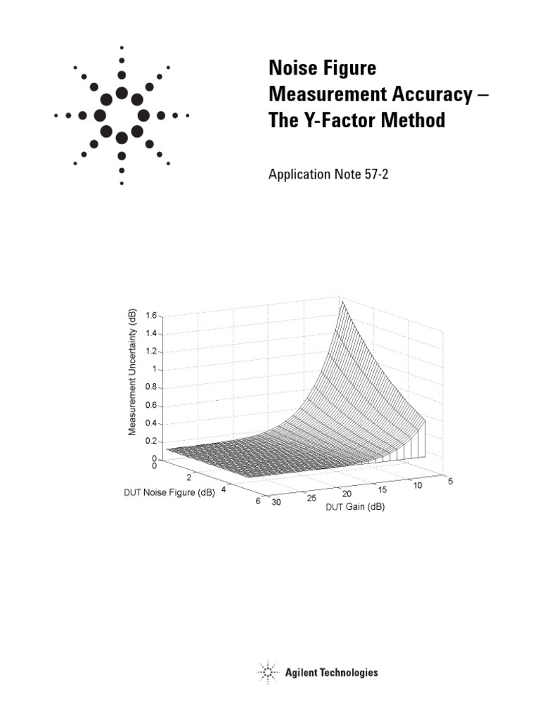 Noise Figure Measurement Acuracy The Y Factor Method Agilent App Note 57 2 PDF