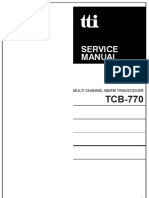 Service Manual TTI TCB 770 ENG