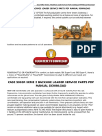 Case 580SR Serie 2 Backhoe Loader Service Parts PDF Manual Download