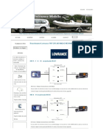 Branchement Lowrance VHF GPS AIS NMEA 0183 NMEA 2000 - GPM - Gu