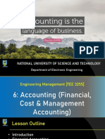 Engineering Management 6 - Financial, Cost & MGT Accounting