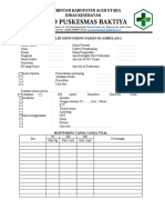 Formulir Monitoring Pasien Di Ambulance