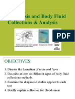 Urinalysis and Body Fluid Collections
