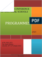 Scientific Conference of Doctoral Schools: Programmes