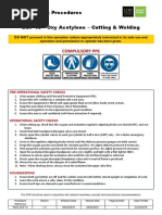 Hot Work Safety Procedures and Guidelines | PDF | Welding | Construction