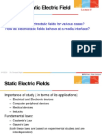 Module-2: Static Electric Field: Learning Objective
