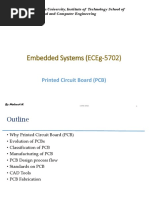 Embedded Systems Lecture 4 PCB