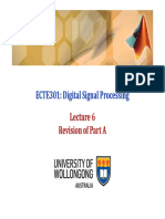 ECTE301: Digital Signal Processing: Revision of Part A