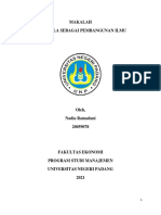 Makalah - Pancasila Sebagai Pengembangan Ilmu