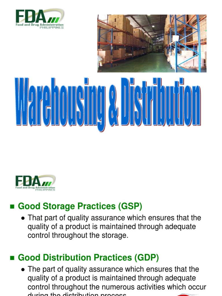 Best Practices for Warehousing & Distribution | PDF | Warehouse ...