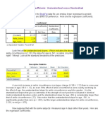 Standardized Regression Coefficients