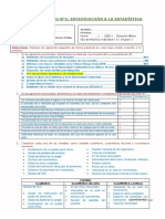 Hoja de Trabajo Semana 1 - Introducción de Estadística.