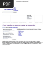 Como organizar os arquivos e pastas no computador « Efetividade
