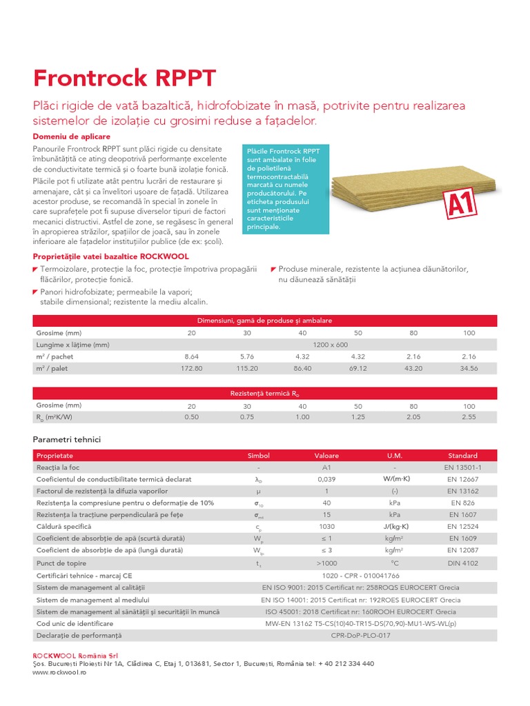 Frontrock RPPT | PDF