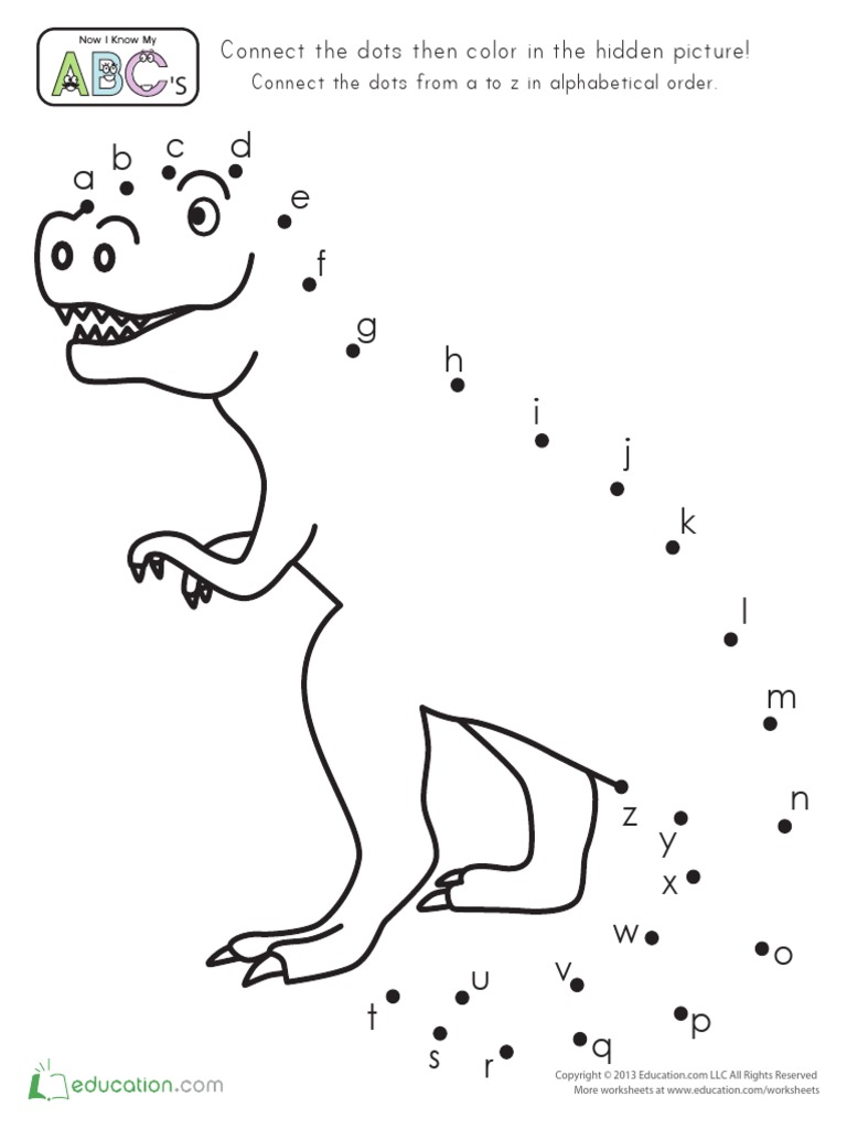 Connect-the-Dots Alphabet | PDF