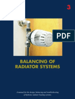 Hidraulic Balancing of Radiator Systems