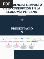 Ppt Consecuencias de La Corrupcion en La Economia