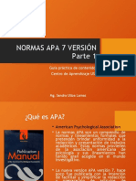 Normas APA 7: Guía práctica de contenidos