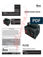 Manual Sirene Eletronica PA2100
