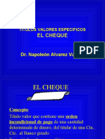 Titulos Valores Especificos-Cheque