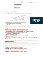 Measuring Matter Density and Volume