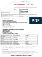 Elenco Materiale Classi Prime TEMPO NORMALE SECCHI