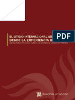 El Litigio Internacional Ante La Cidh - Desde La Experiencia Boliviana