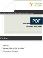 Lecture - 5 - Hedging Risks. The Use of Financial Derivatives and Insurance