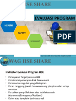 Evaluasi Program HSE