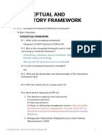 Conceptual and Regulatory Framework