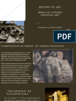 History of Art. Biblical Scenes, Cristian Art.: Presentation by Abytova Saikal
