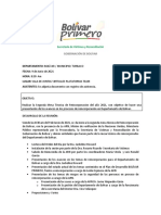 ACTA FINAL MESA TÉCNICA DE REINCORPORACIÓN - Bolívar