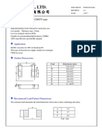 Low profile power choke coil for DC/DC converters