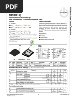 Fdpc8016S: Powertrench Power Clip 25V Asymmetric Dual N-Channel Mosfet